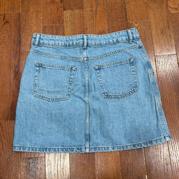 TopShop Denim Skirt with Buttons - Picture 4 of 5